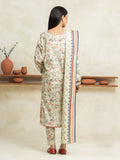 edenrobe Allure Lawn Unstitched Printed 3Pc Suit EWU24A1-29243