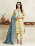 edenrobe Allure Lawn Unstitched Printed 3Pc Suit EWU24A1-29244