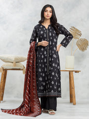 edenrobe Allure Lawn Unstitched Printed 3Pc Suit EWU24A1-29480