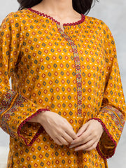 edenrobe Allure Cambric Unstitched Printed 3Pc Suit EWU24A2-28105