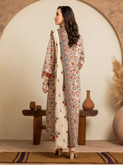 edenrobe Allure Cambric Unstitched Printed 3Pc Suit EWU24A2-28493