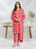 edenrobe Allure Cambric Unstitched Printed 3Pc Suit EWU24A2-29034