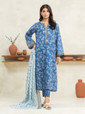 edenrobe Allure Cambric Unstitched Printed 3Pc Suit EWU24A2-29038