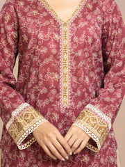 edenrobe Allure Cambric Unstitched Printed 3Pc Suit EWU24A2-29508