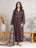 edenrobe Allure Cambric Unstitched Printed 3Pc Suit EWU24A2-29633