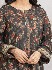 edenrobe Allure Cambric Unstitched Printed 3Pc Suit EWU24A2-29636