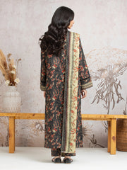 edenrobe Allure Cambric Unstitched Printed 3Pc Suit EWU24A2-29636