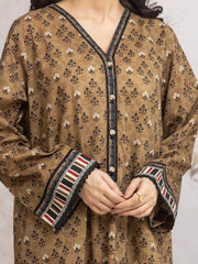 edenrobe Allure Cambric Unstitched Printed 3Pc Suit EWU24A2-29637