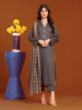 edenrobe Allure Khaddar Unstitched Printed 3Pc Suit EWU24A3-27046