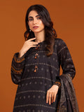 edenrobe Allure Khaddar Unstitched Printed 3Pc Suit EWU24A3-27061