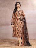 edenrobe Allure Khaddar Unstitched Printed 3Pc Suit EWU24A3-27097