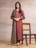 edenrobe Allure Khaddar Unstitched Printed 3Pc Suit EWU24A3-27154