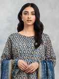 edenrobe Allure Khaddar Unstitched Printed 3Pc Suit EWU24A3-28143