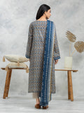 edenrobe Allure Khaddar Unstitched Printed 3Pc Suit EWU24A3-28143