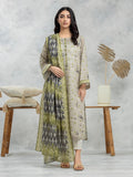 edenrobe Allure Khaddar Unstitched Printed 3Pc Suit EWU24A3-28153