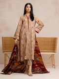 edenrobe Allure Khaddar Unstitched Printed 3Pc Suit EWU24A3-28197