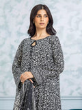 edenrobe Allure Khaddar Unstitched Printed 3Pc Suit EWU24A3-29304