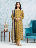 edenrobe Allure Khaddar Unstitched Printed 3Pc Suit EWU24A3-29311