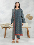 edenrobe Allure Khaddar Unstitched Printed 3Pc Suit EWU24A3-29319