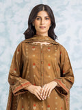 edenrobe Allure Khaddar Unstitched Printed 3Pc Suit EWU24A3-29323