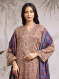 edenrobe Allure Khaddar Unstitched Printed 3Pc Suit EWU24A3-29507