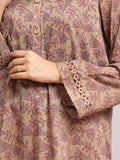 edenrobe Allure Khaddar Unstitched Printed 3Pc Suit EWU24A3-29507