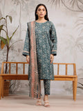 edenrobe Allure Khaddar Unstitched Printed 3Pc Suit EWU24A3-29582