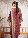 edenrobe Allure Khaddar Unstitched Printed 3Pc Suit EWU24A3-29583