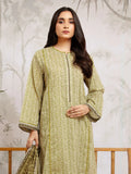 edenrobe Allure Khaddar Unstitched Printed 3Pc Suit EWU24A3-29590