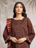 edenrobe Allure Khaddar Unstitched Printed 3Pc Suit EWU24A3-29592