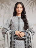 edenrobe Allure Khaddar Unstitched Printed 3Pc Suit EWU24A3-29593