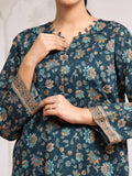 edenrobe Allure Khaddar Unstitched Printed 3Pc Suit EWU24A3-29594