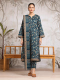 edenrobe Allure Khaddar Unstitched Printed 3Pc Suit EWU24A3-29594