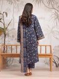 edenrobe Allure Khaddar Unstitched Printed 3Pc Suit EWU24A3-29596