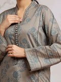 edenrobe Allure Khaddar Unstitched Printed 3Pc Suit EWU24A3-29599