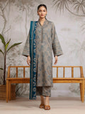 edenrobe Allure Khaddar Unstitched Printed 3Pc Suit EWU24A3-29599