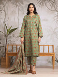 edenrobe Allure Khaddar Unstitched Printed 3Pc Suit EWU24A3-29601