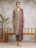 edenrobe Allure Khaddar Unstitched Printed 3Pc Suit EWU24A3-29602