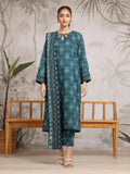 edenrobe Allure Khaddar Unstitched Printed 3Pc Suit EWU24A3-29603