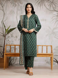 edenrobe Allure Khaddar Unstitched Printed 3Pc Suit EWU24A3-29606