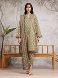 edenrobe Allure Khaddar Unstitched Printed 3Pc Suit EWU24A3-29608