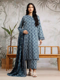 edenrobe Allure Khaddar Unstitched Printed 3Pc Suit EWU24A3-29609