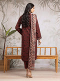 edenrobe Allure Khaddar Unstitched Printed 3Pc Suit EWU24A3-29611