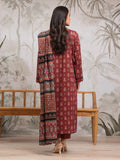 edenrobe Allure Khaddar Unstitched Printed 3Pc Suit EWU24A3-29645