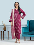 edenrobe Allure Khaddar Unstitched Printed 3Pc Suit EWU24A3-29647