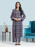 edenrobe Allure Khaddar Unstitched Printed 3Pc Suit EWU24A3-29650