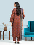 edenrobe Allure Khaddar Unstitched Printed 3Pc Suit EWU24A3-29707