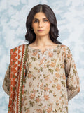 edenrobe Allure Khaddar Unstitched Printed 3Pc Suit EWU24A3-29715