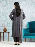 edenrobe Allure Khaddar Unstitched Printed 3Pc Suit EWU24A3-29716