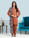 edenrobe Allure Khaddar Unstitched Printed 3Pc Suit EWU24A3-29717